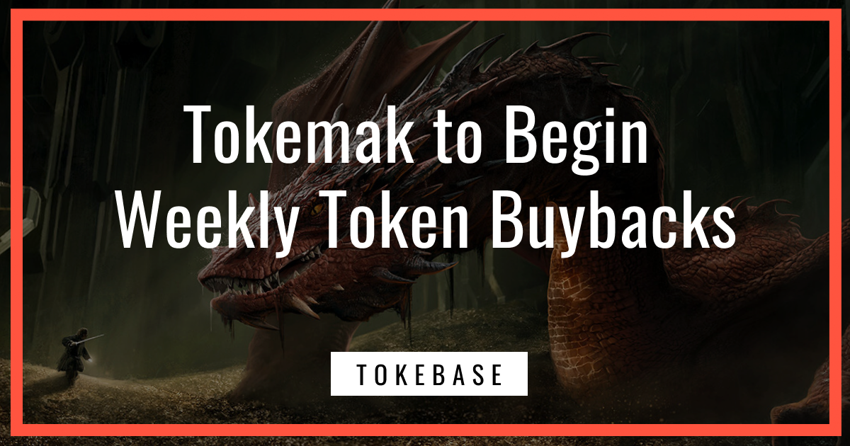 Tokemak to Begin Weekly Token Buybacks