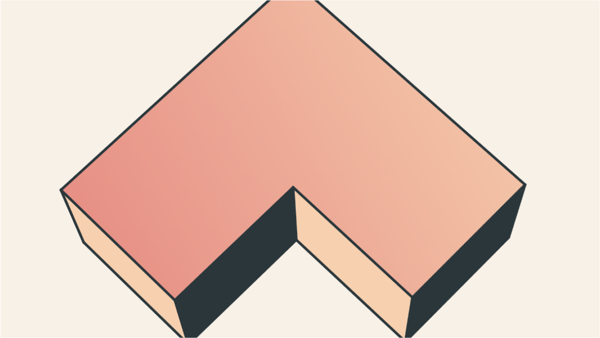 a block shaped like an L